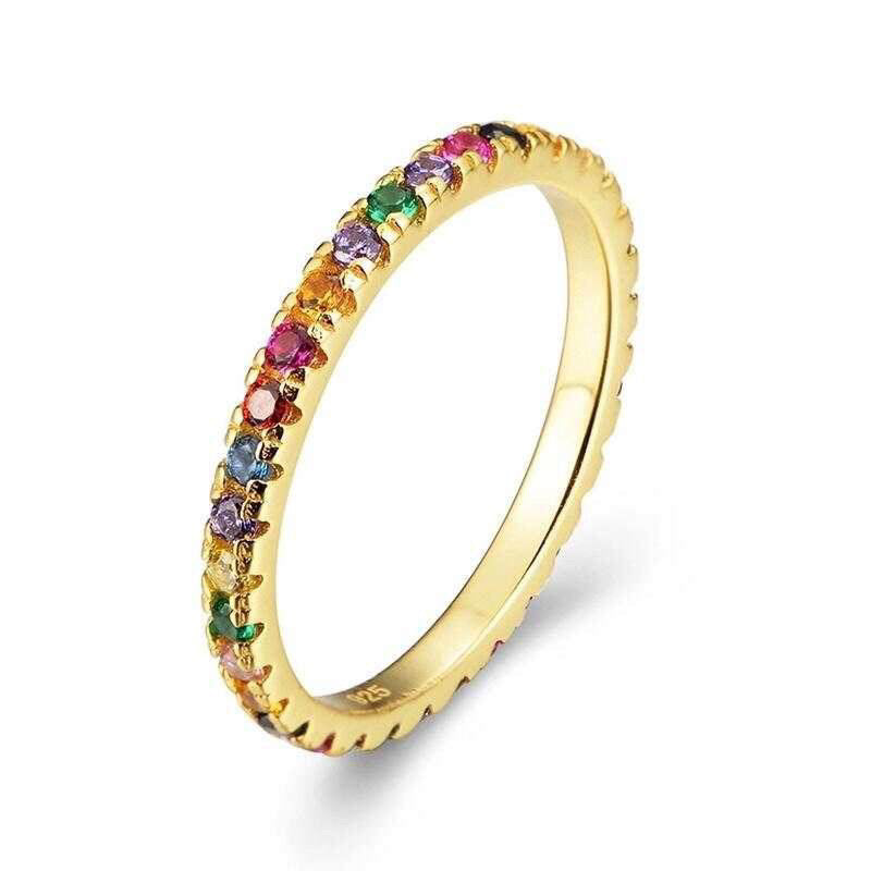 Blossom Ring Rainbow Gold